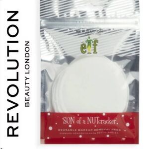 Revolution Beauty X Elf Son of a Nutcracker Reusable Makeup Removal Pads